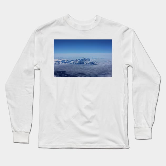 Swiss Alps IV. Aerial. 2010 Long Sleeve T-Shirt by IgorPozdnyakov